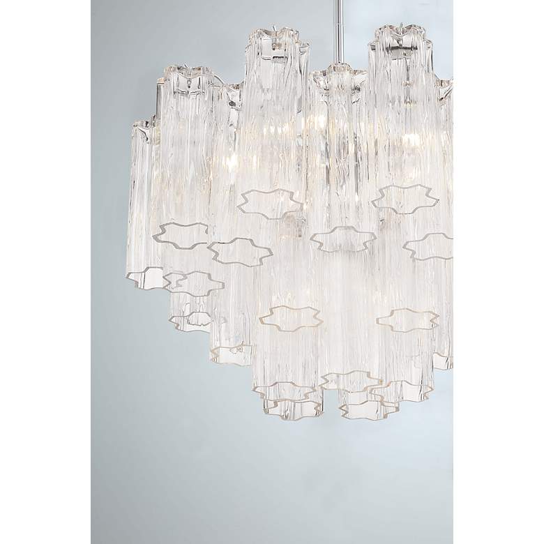 Image 6 Crystorama Addis 20" Wide 6-Light Polished Chrome Crystal Chandelier more views