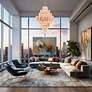 7_Crystorama Addis 20 Light Aged Brass Chandelier more views