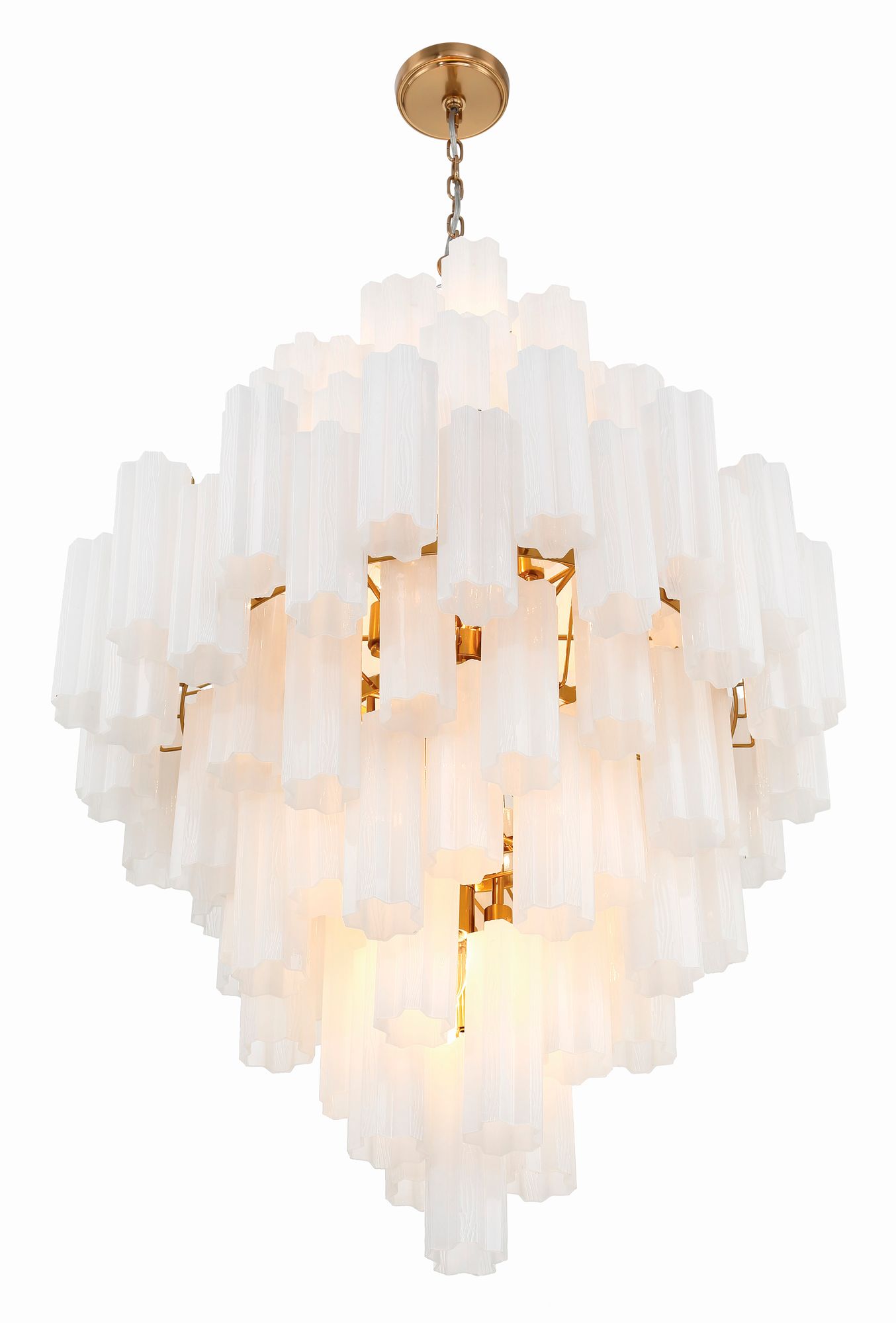 Image 4 Crystorama Addis 20 Light Aged Brass Chandelier more views