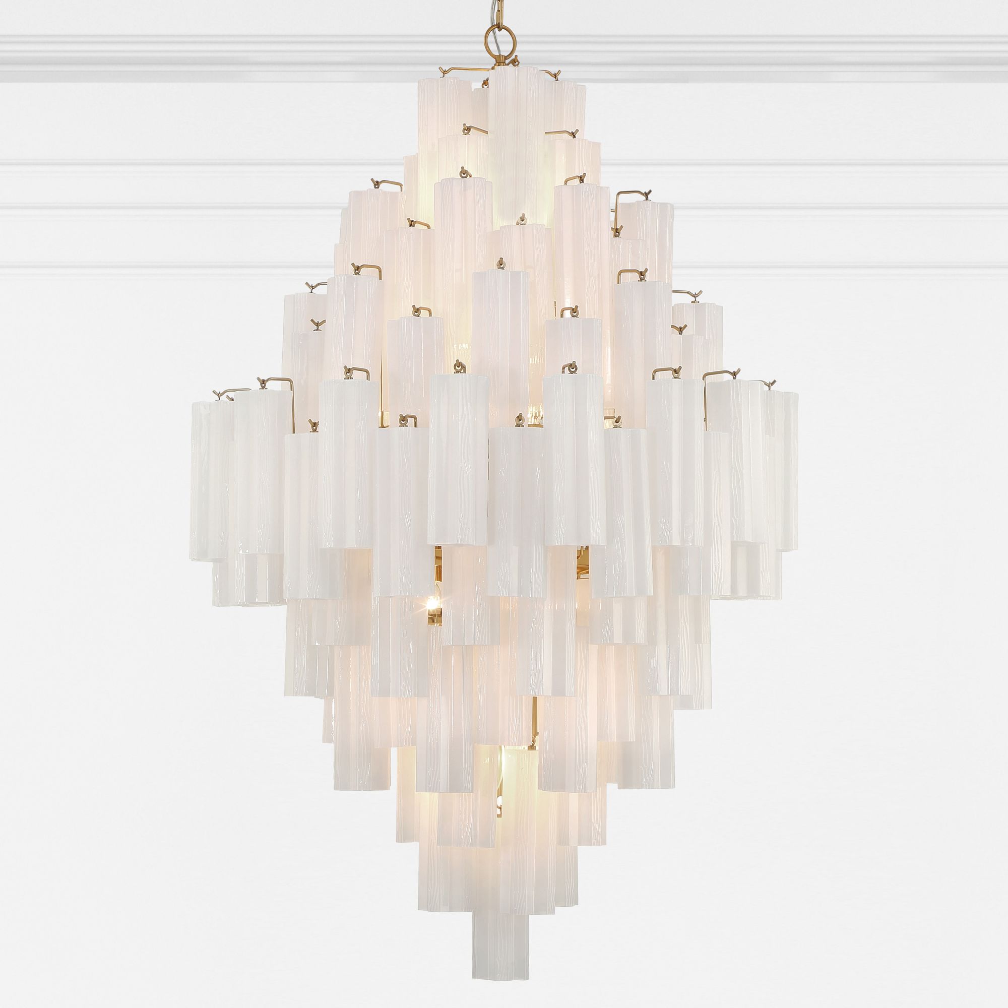 Image 6 Crystorama Addis 20 Light Aged Brass Chandelier more views