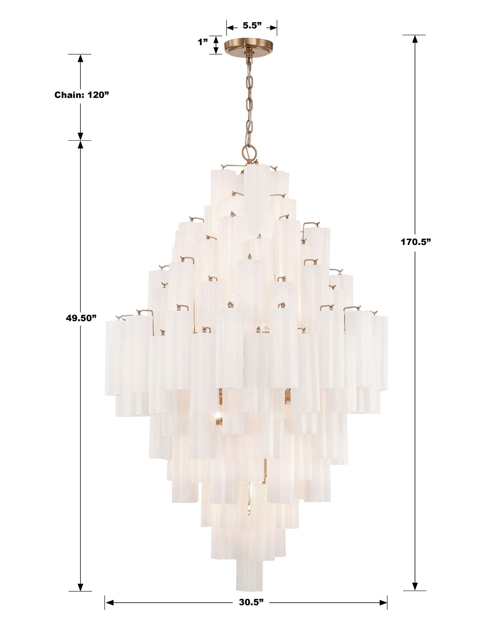 Crystorama Addis 20 Light Aged Brass Chandelier