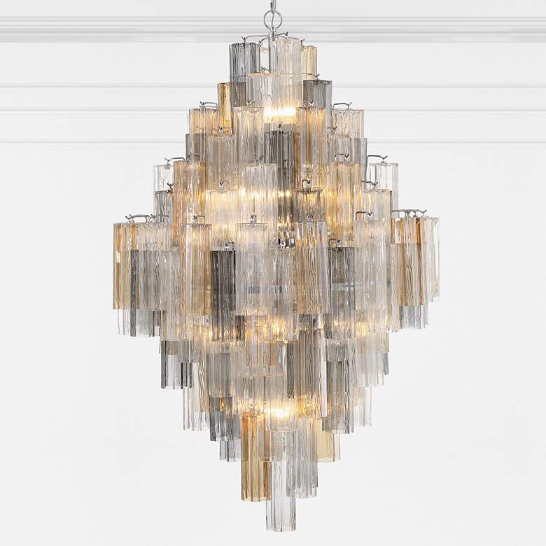 Image 6 Crystorama Addis 20 Light Polished Chrome Chandelier more views