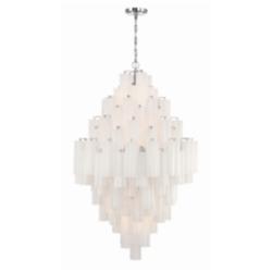 Crystorama Addis 20 Light Polished Chrome Chandelier