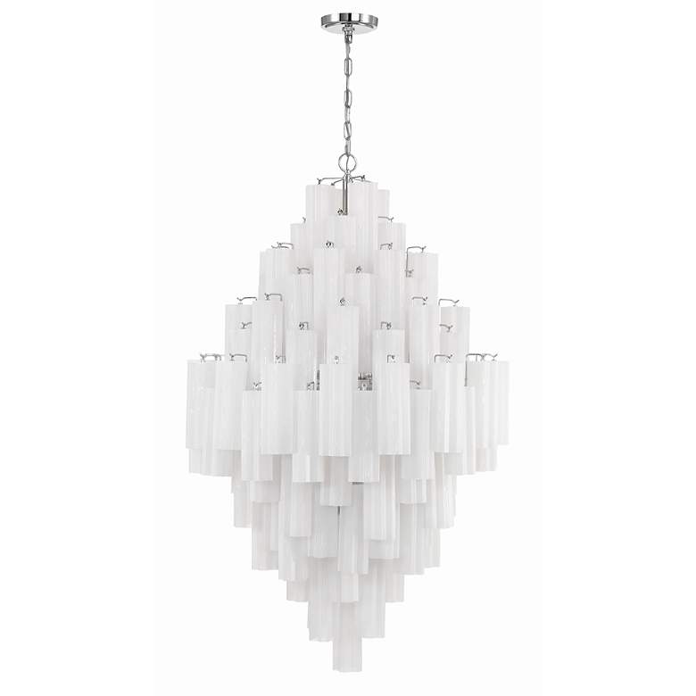 Image 3 Crystorama Addis 20 Light Polished Chrome Chandelier more views
