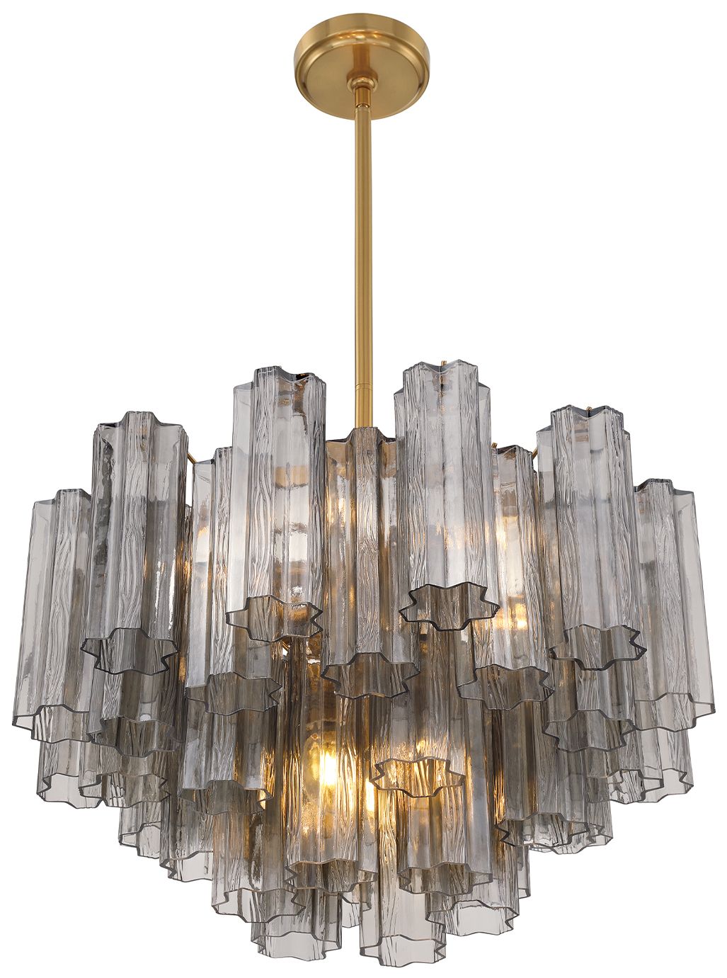 Thumbnail4 of Crystorama Addis 22'' Aged Brass Chandelier more views