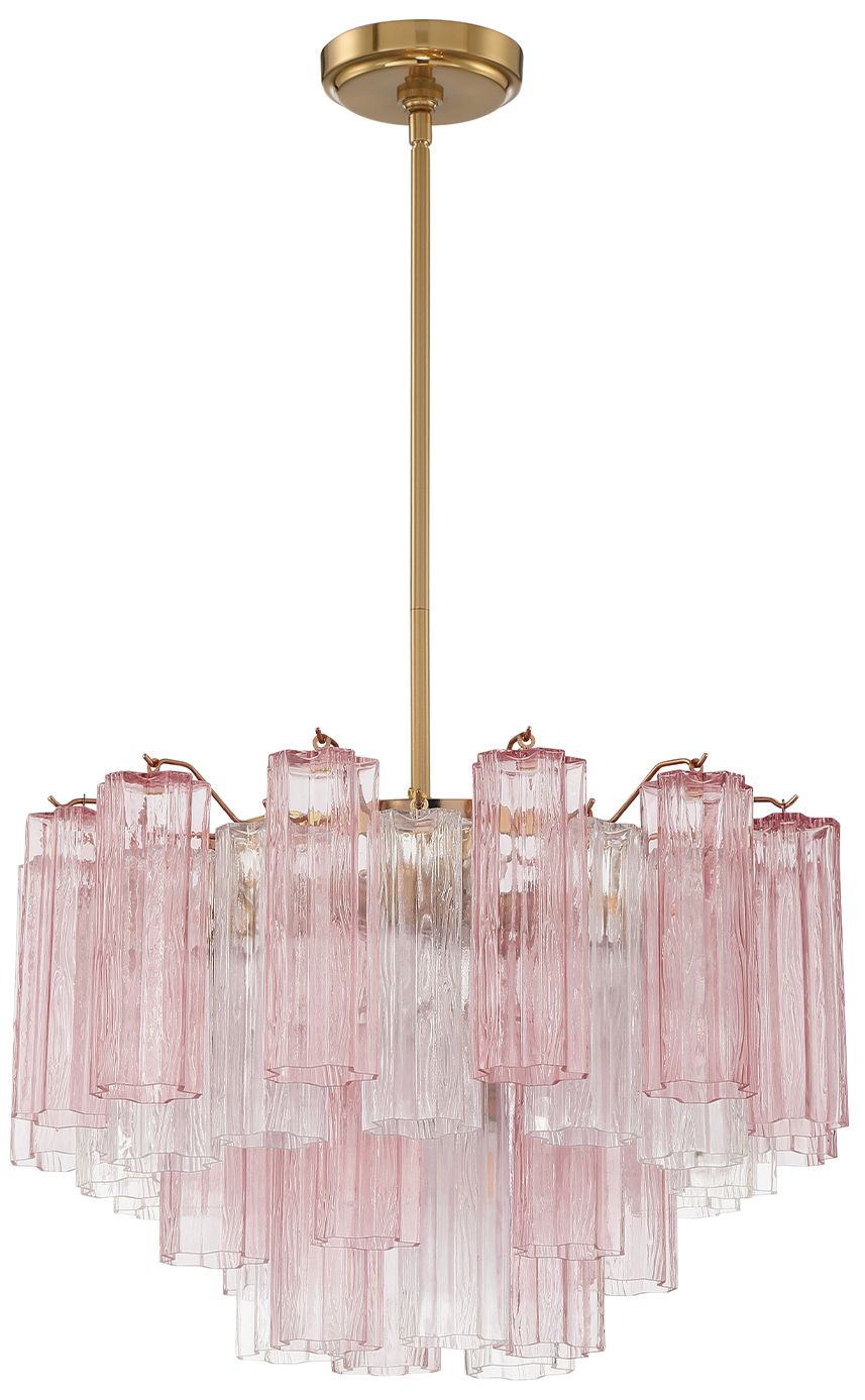 Thumbnail2 of Crystorama Addis 22'' Aged Brass Chandelier more views