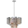 2_Crystorama Addis 22" Wide 9-Light Modern Glass Chandelier