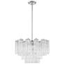2_Crystorama Addis 22" Wide 9-Light Polished Chrome Crystal Chandelier