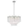 3_Crystorama Addis 22" Wide 9-Light Polished Chrome Crystal Chandelier more views
