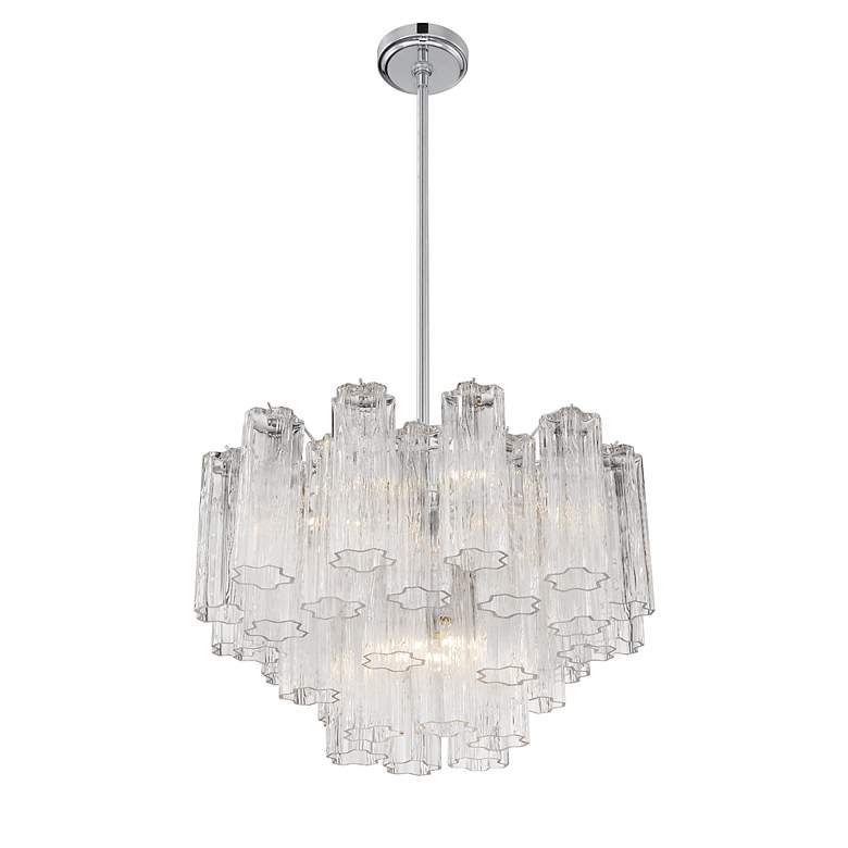 Image 4 Crystorama Addis 22" Wide 9-Light Polished Chrome Crystal Chandelier more views