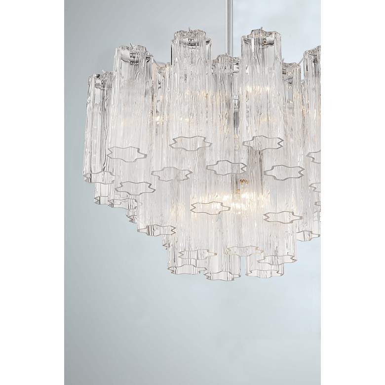 Image 6 Crystorama Addis 22" Wide 9-Light Polished Chrome Crystal Chandelier more views