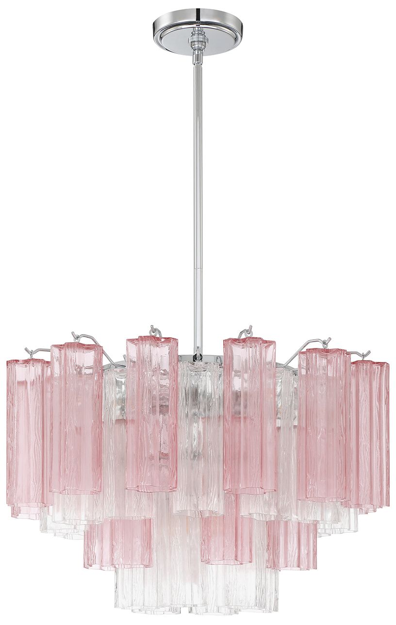 Image 2 Crystorama Addis 22'' Polished Chrome Chandelier more views