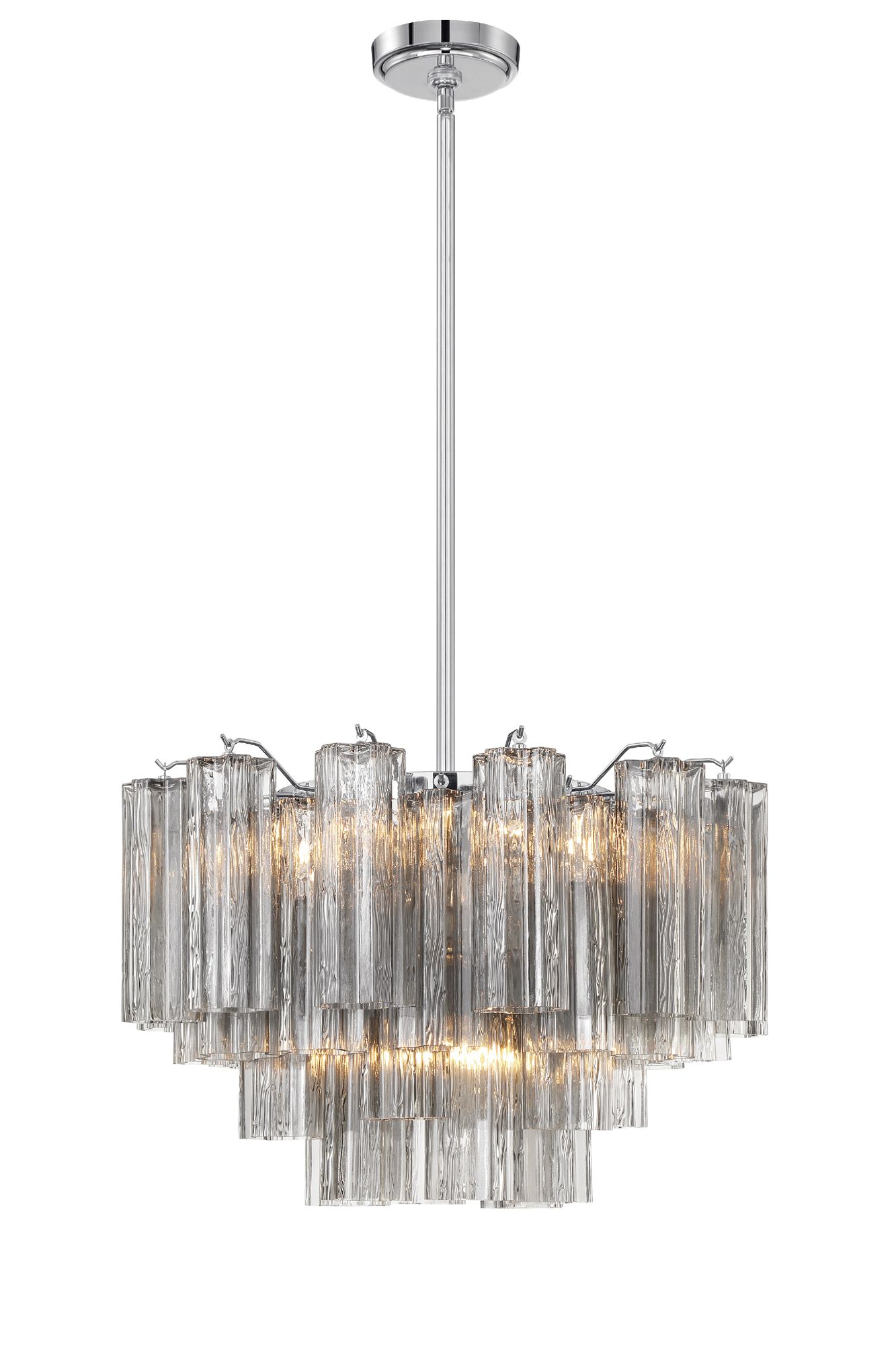 Image 3 Crystorama Addis 22'' Polished Chrome Chandelier more views