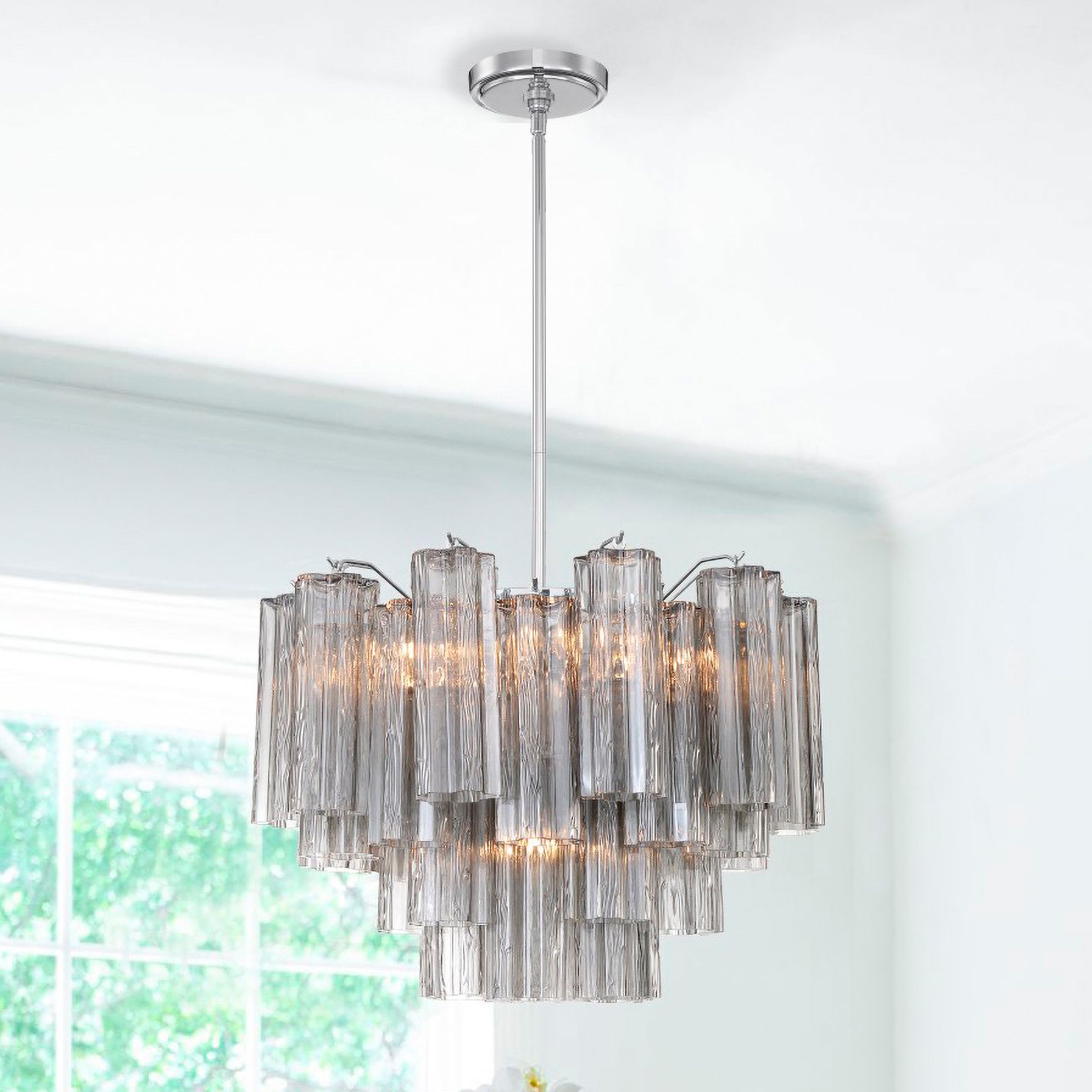 Image 7 Crystorama Addis 22'' Polished Chrome Chandelier more views