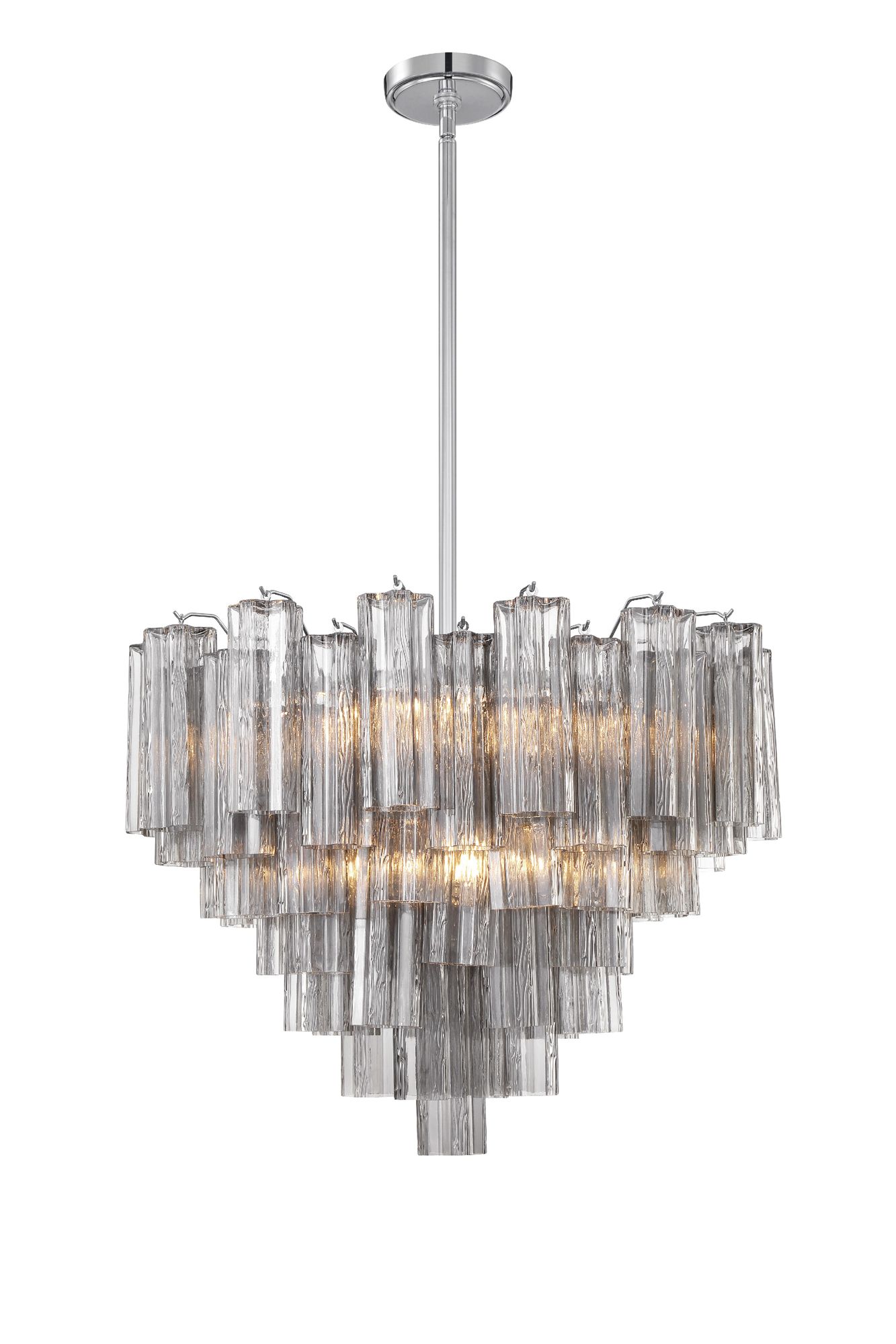 Image 3 Crystorama Addis 26.75'' Polished Chrome Chandelier more views