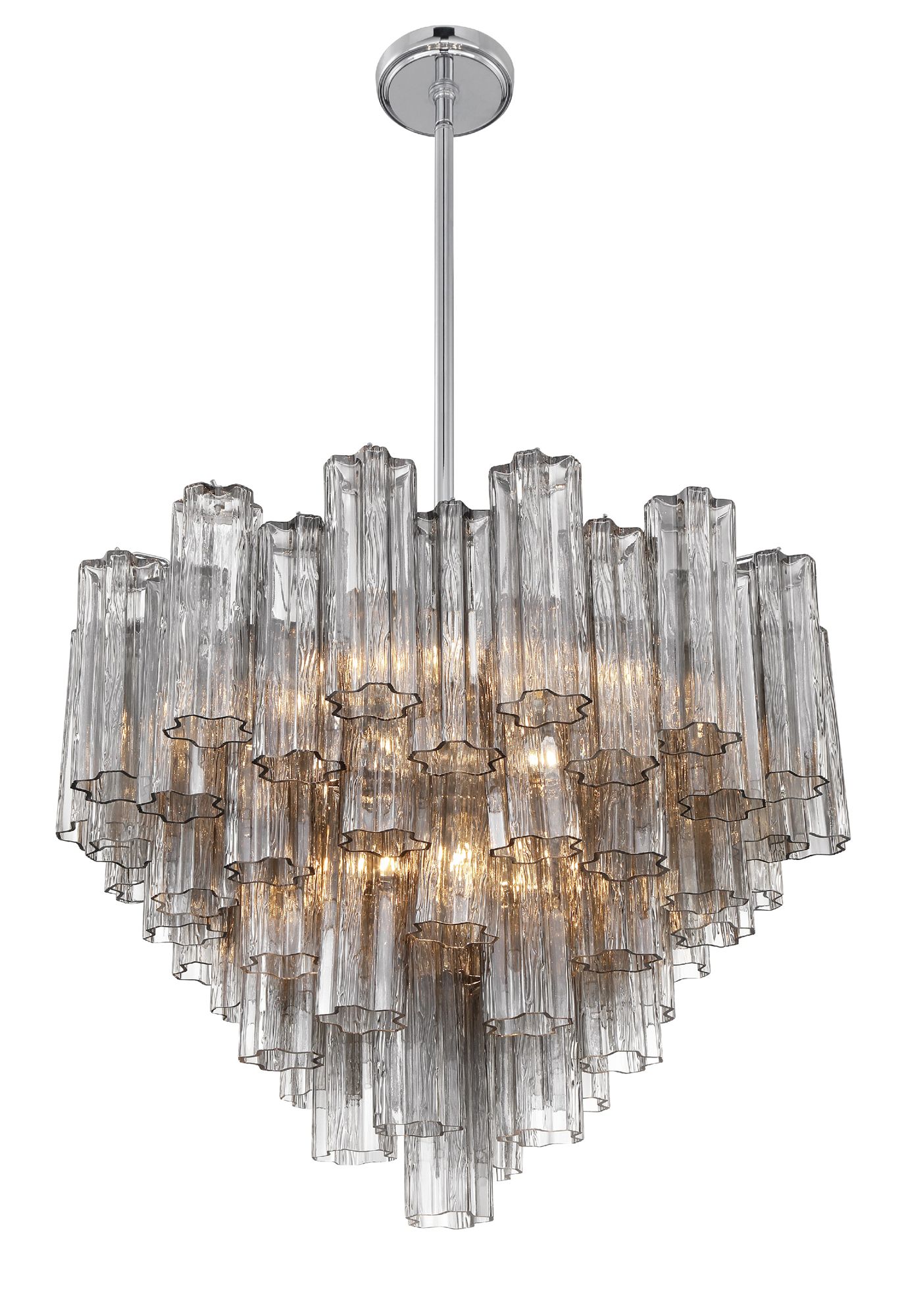 Image 4 Crystorama Addis 26.75'' Polished Chrome Chandelier more views