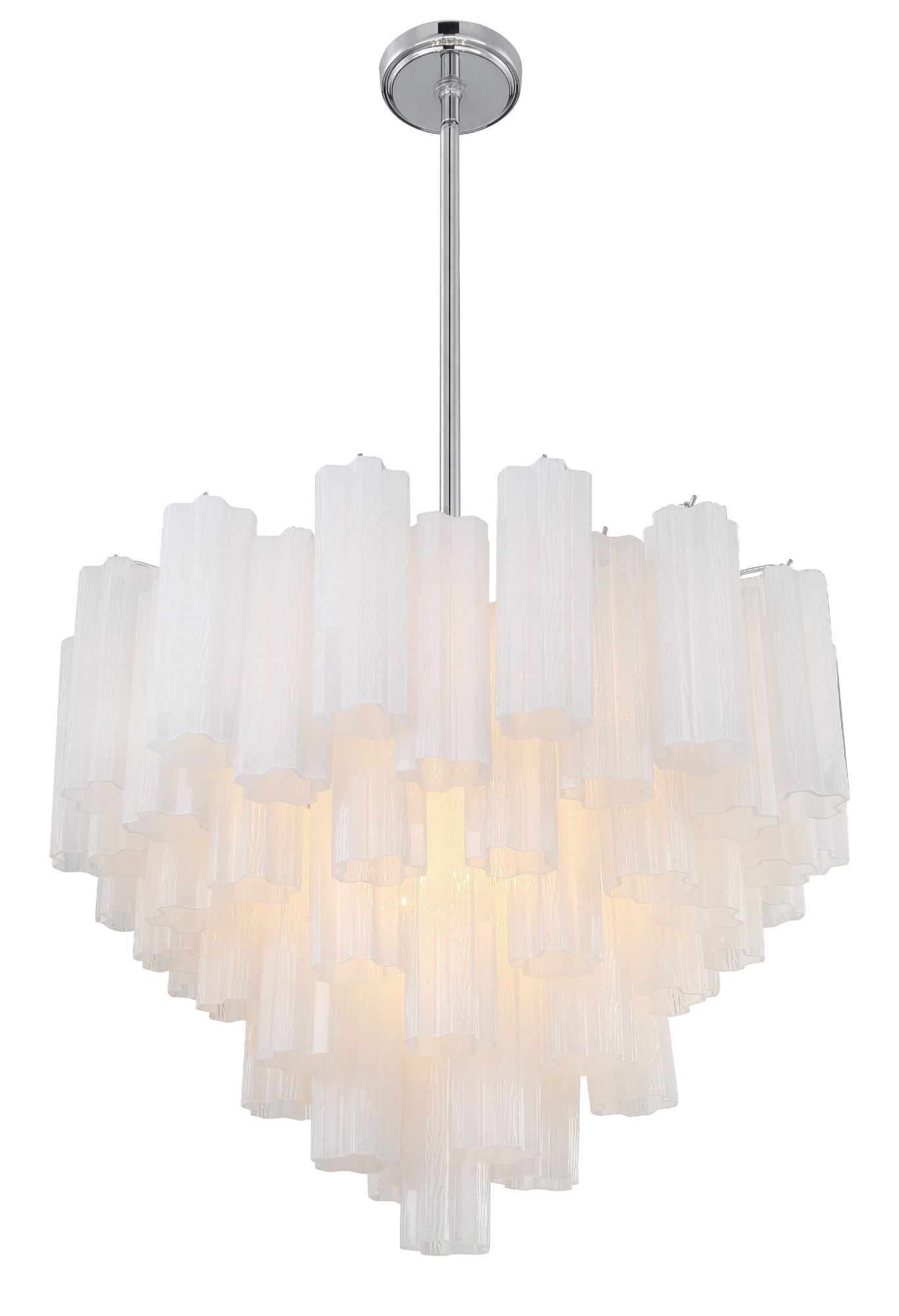 Image 4 Crystorama Addis 26.75'' Polished Chrome Chandelier more views