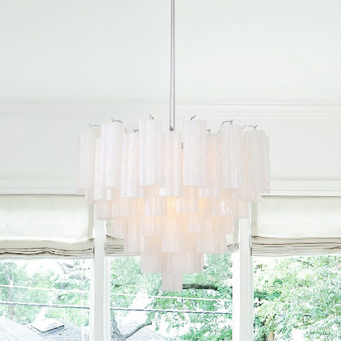 Image 7 Crystorama Addis 26.75'' Polished Chrome Chandelier more views