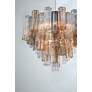 5_Crystorama Addis 26 3/4" Wide Polished Chrome 12-Light Chandelier more views