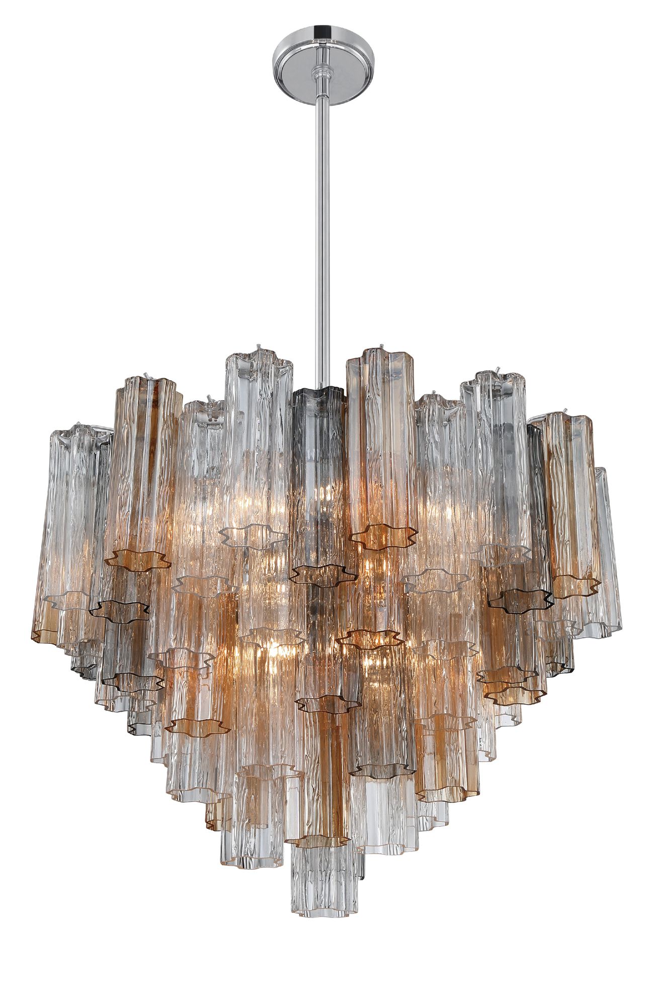 Crystorama Addis 26 3/4" Wide Polished Chrome 12-Light Chandelier in scene