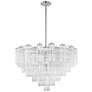 2_Crystorama Addis 32"W Polished Chrome 16-Light Chandelier