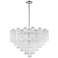 Crystorama Addis 32"W Polished Chrome 16-Light Chandelier