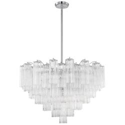 Crystorama Addis 32"W Polished Chrome 16-Light Chandelier