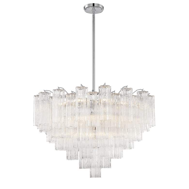Image 3 Crystorama Addis 32"W Polished Chrome 16-Light Chandelier more views