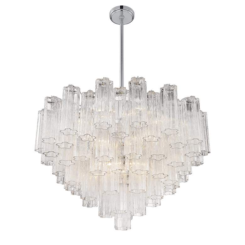 Image 4 Crystorama Addis 32"W Polished Chrome 16-Light Chandelier more views