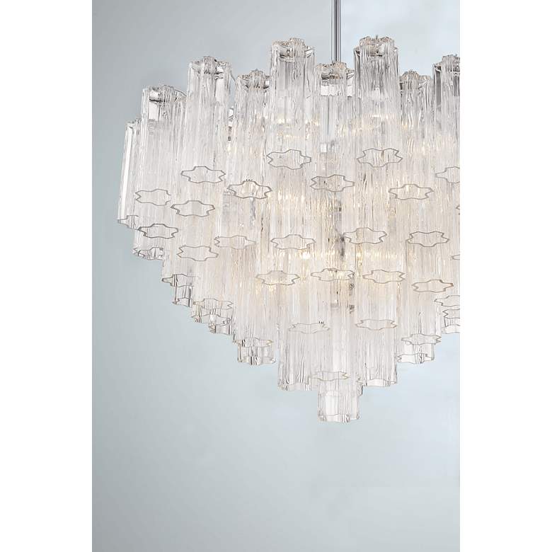 Image 6 Crystorama Addis 32"W Polished Chrome 16-Light Chandelier more views