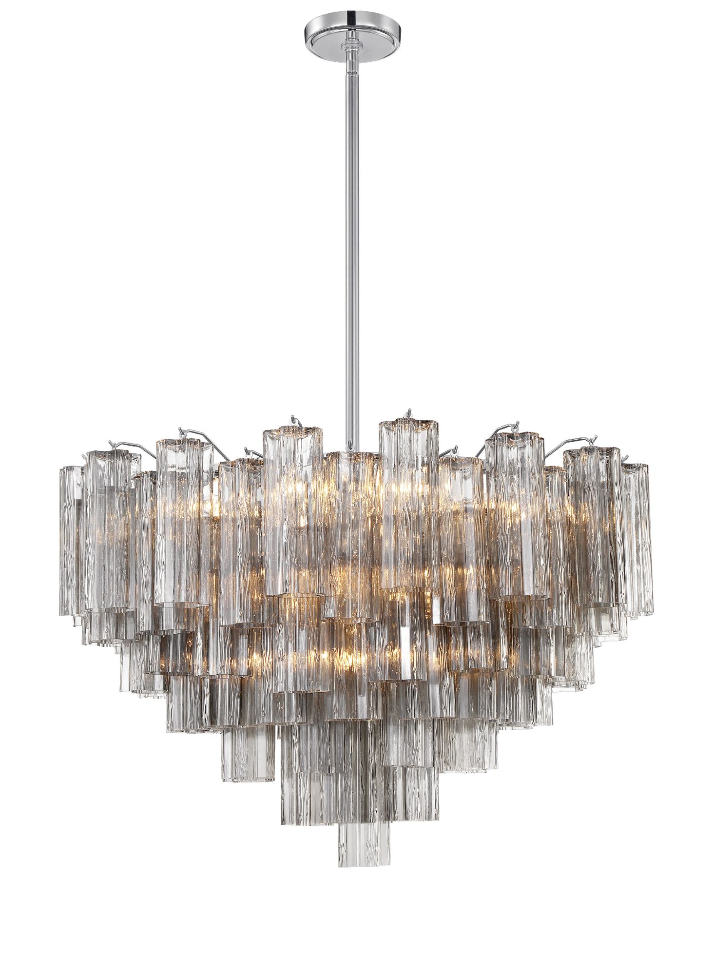 Image 3 Crystorama Addis 32'' Polished Chrome Chandelier more views