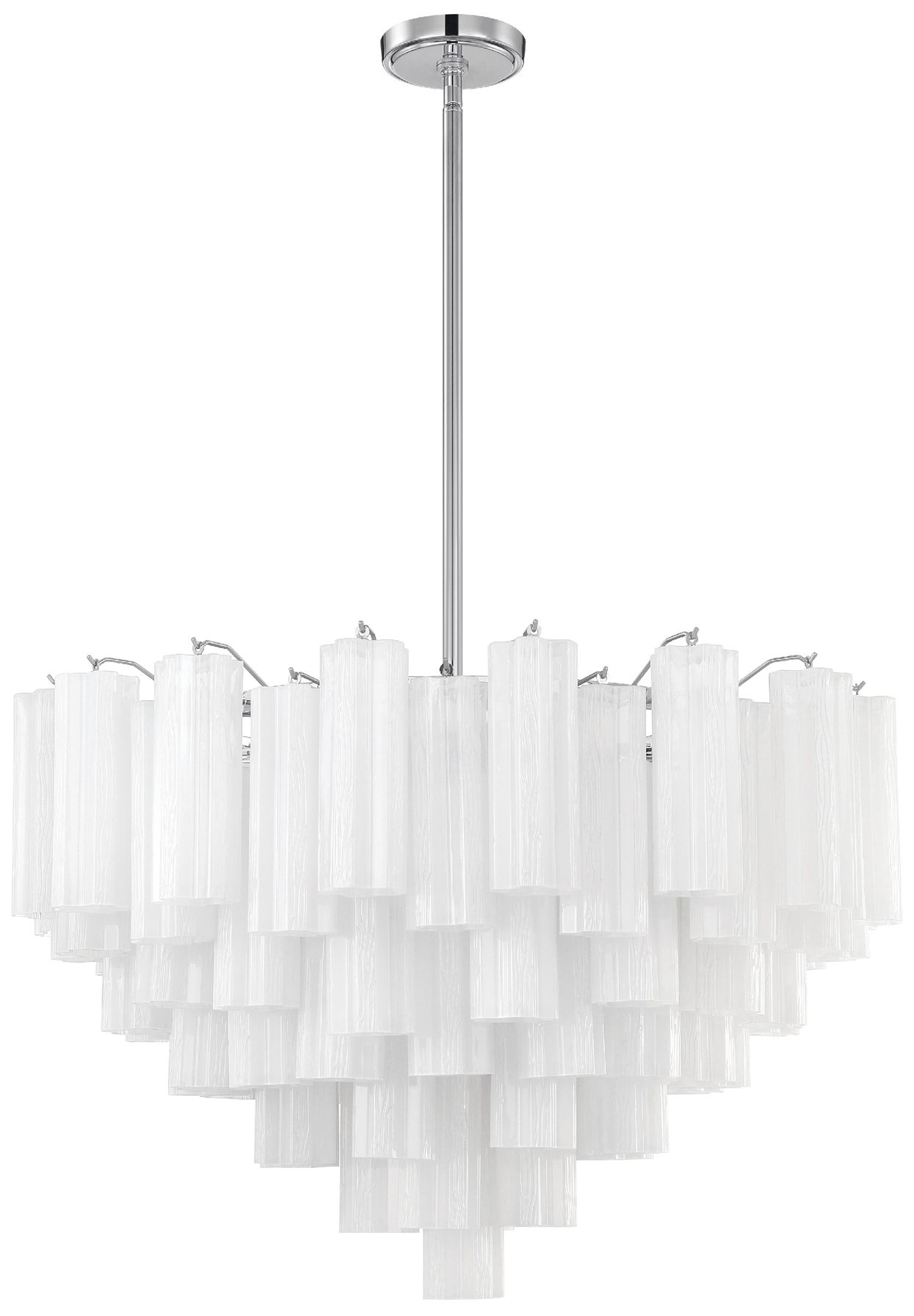 Crystorama Addis 32'' Polished Chrome Chandelier