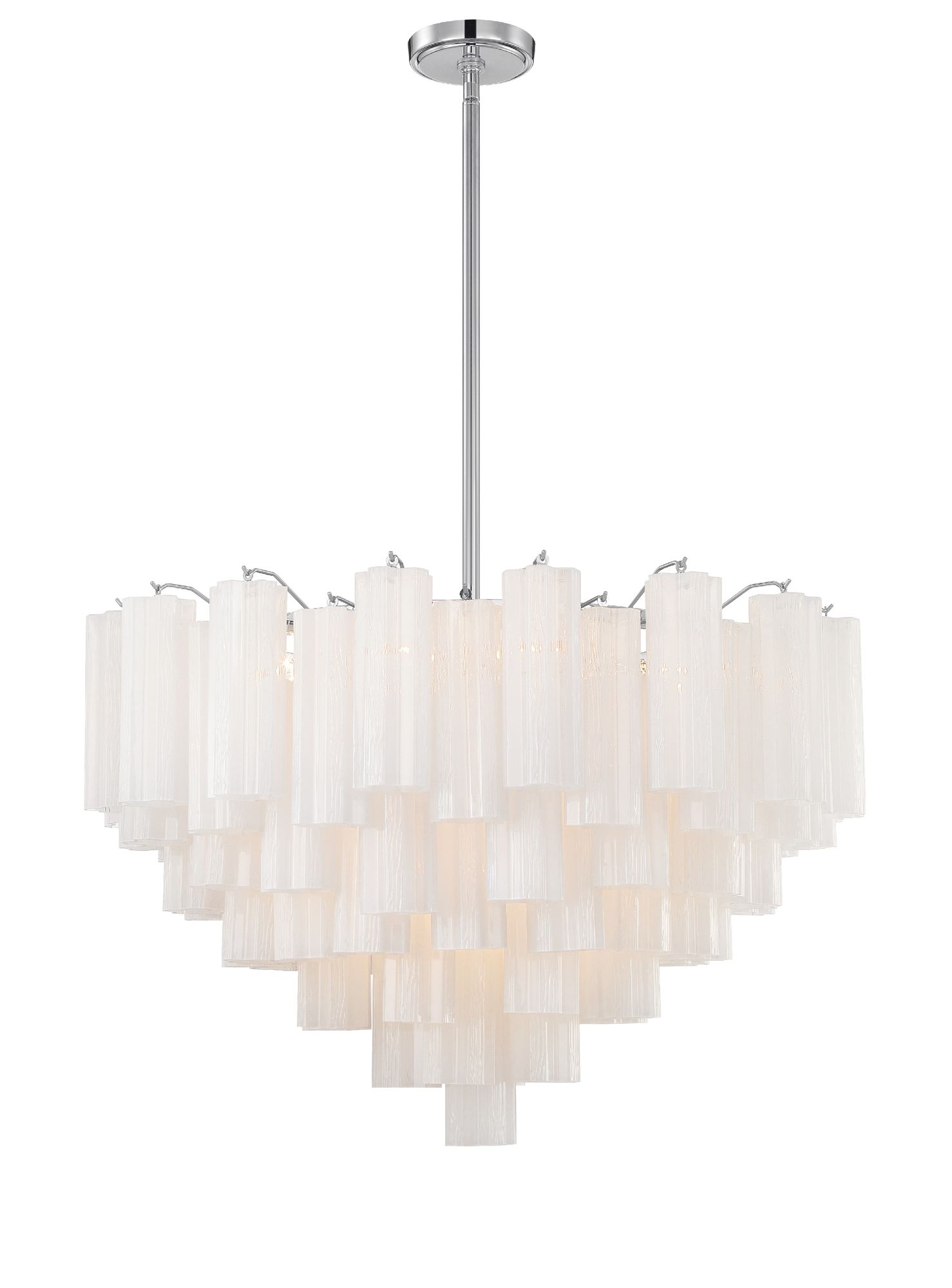 Image 3 Crystorama Addis 32'' Polished Chrome Chandelier more views