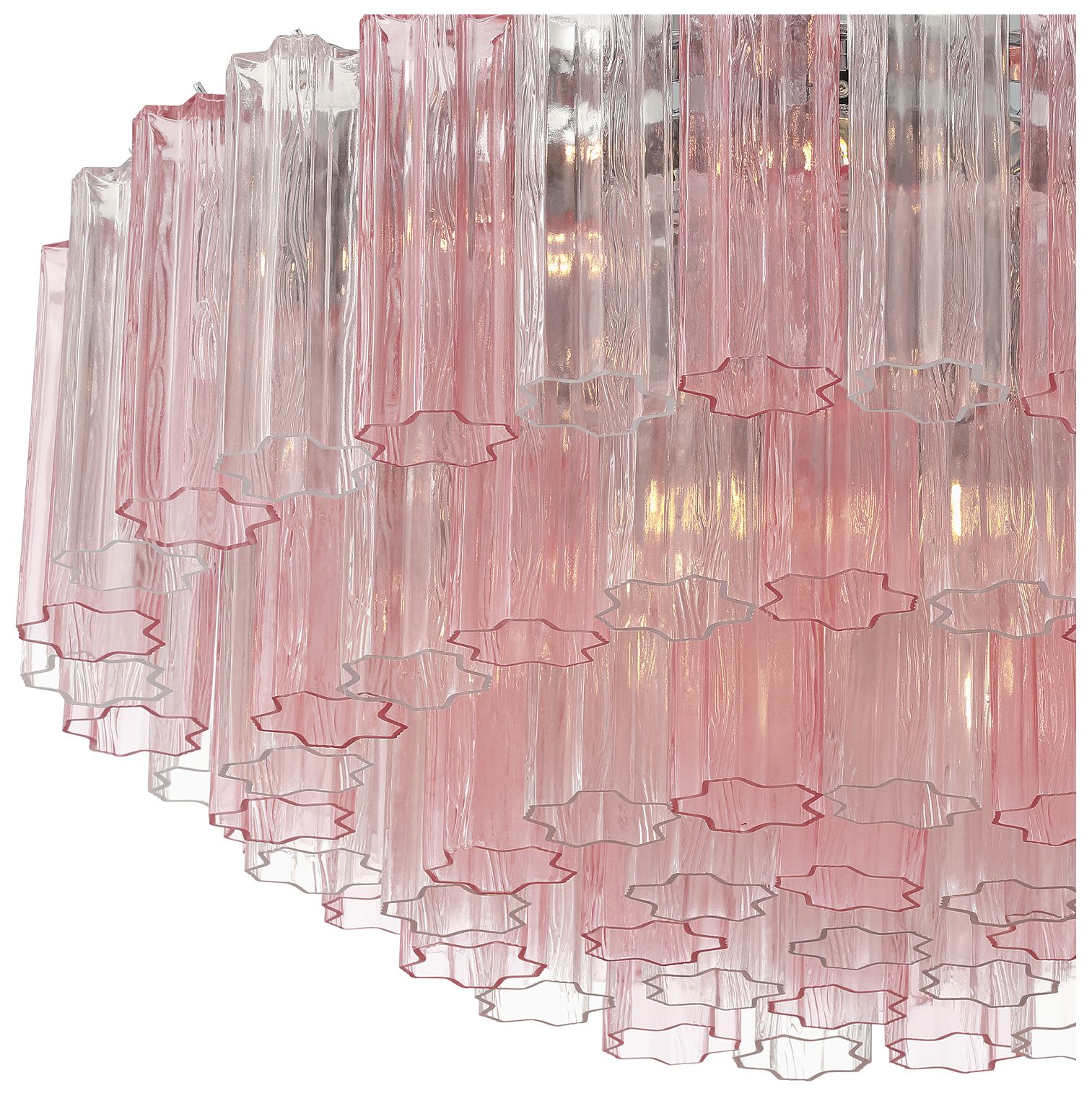 Image 5 Crystorama Addis 32'' Polished Chrome Flush Mount more views