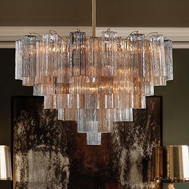 Crystorama Addis 32" Wide Aged Brass Chandelier with Autumn Glass