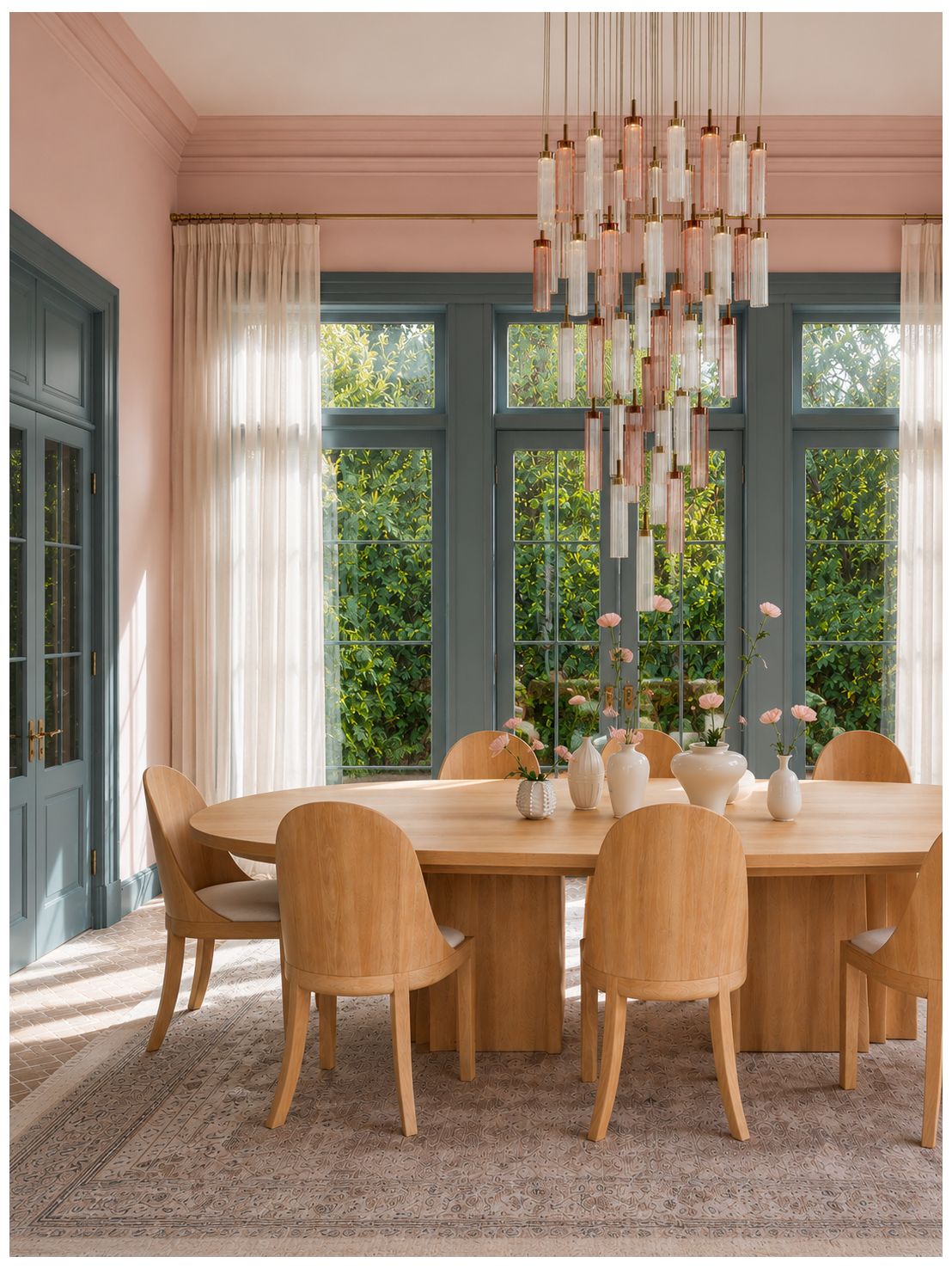 Image 7 Crystorama Addis 36" Integrated LED Multi-Light  Aged Brass Pendant more views