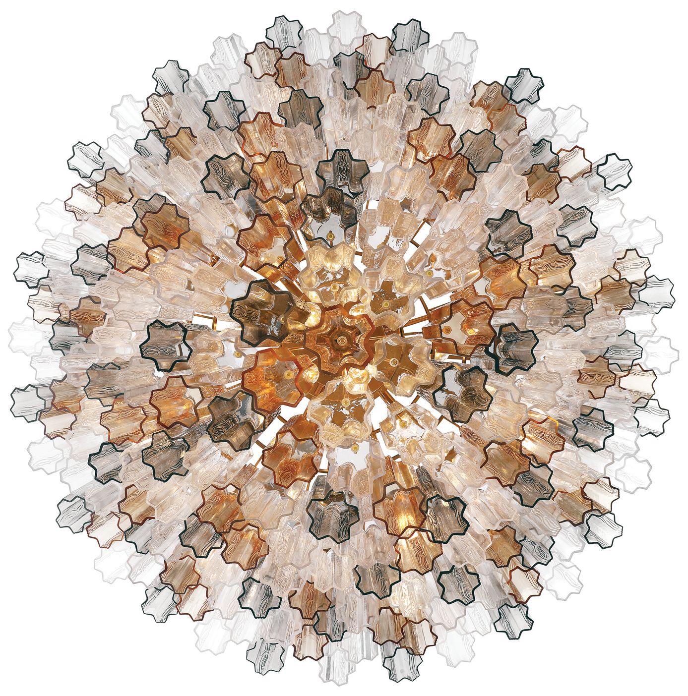 Image 4 Crystorama Addis 49'' Aged Brass Chandelier more views