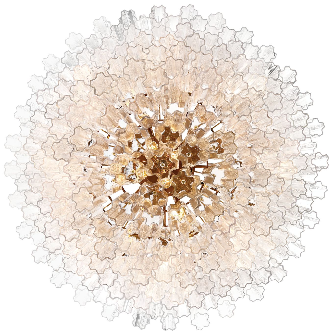 Image 4 Crystorama Addis 49'' Aged Brass Chandelier more views