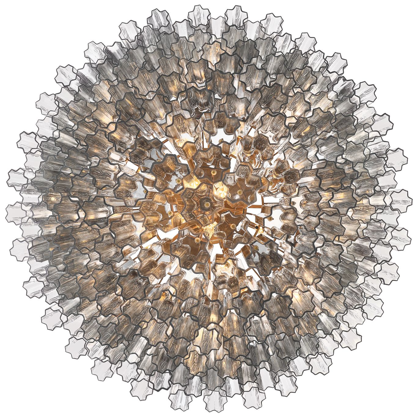 Image 4 Crystorama Addis 49'' Aged Brass Chandelier more views