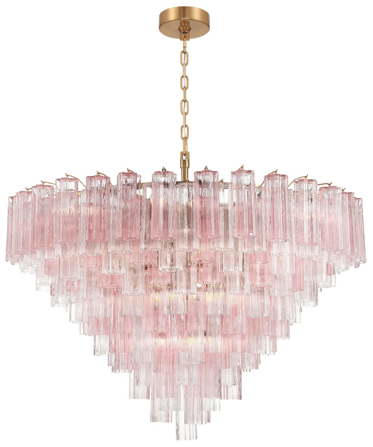 Crystorama Addis 49'' Aged Brass Chandelier