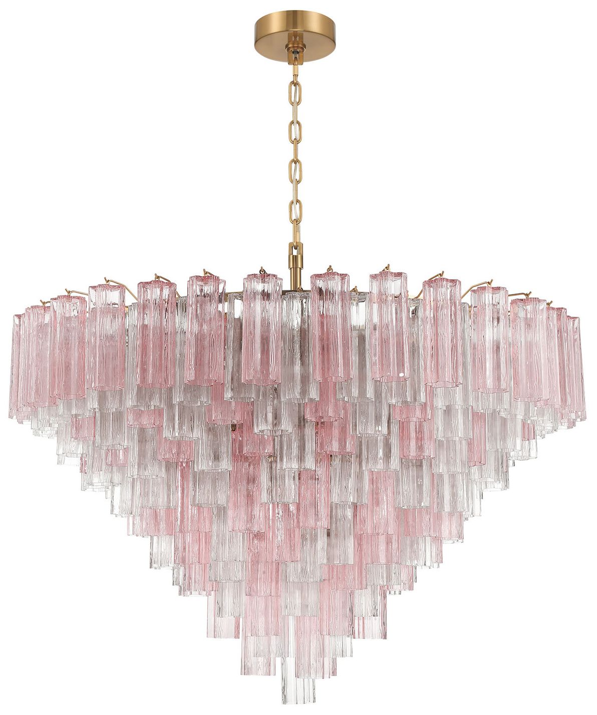 Image 3 Crystorama Addis 49'' Aged Brass Chandelier more views