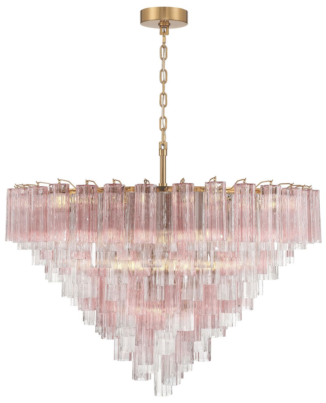 Image 4 Crystorama Addis 49'' Aged Brass Chandelier more views