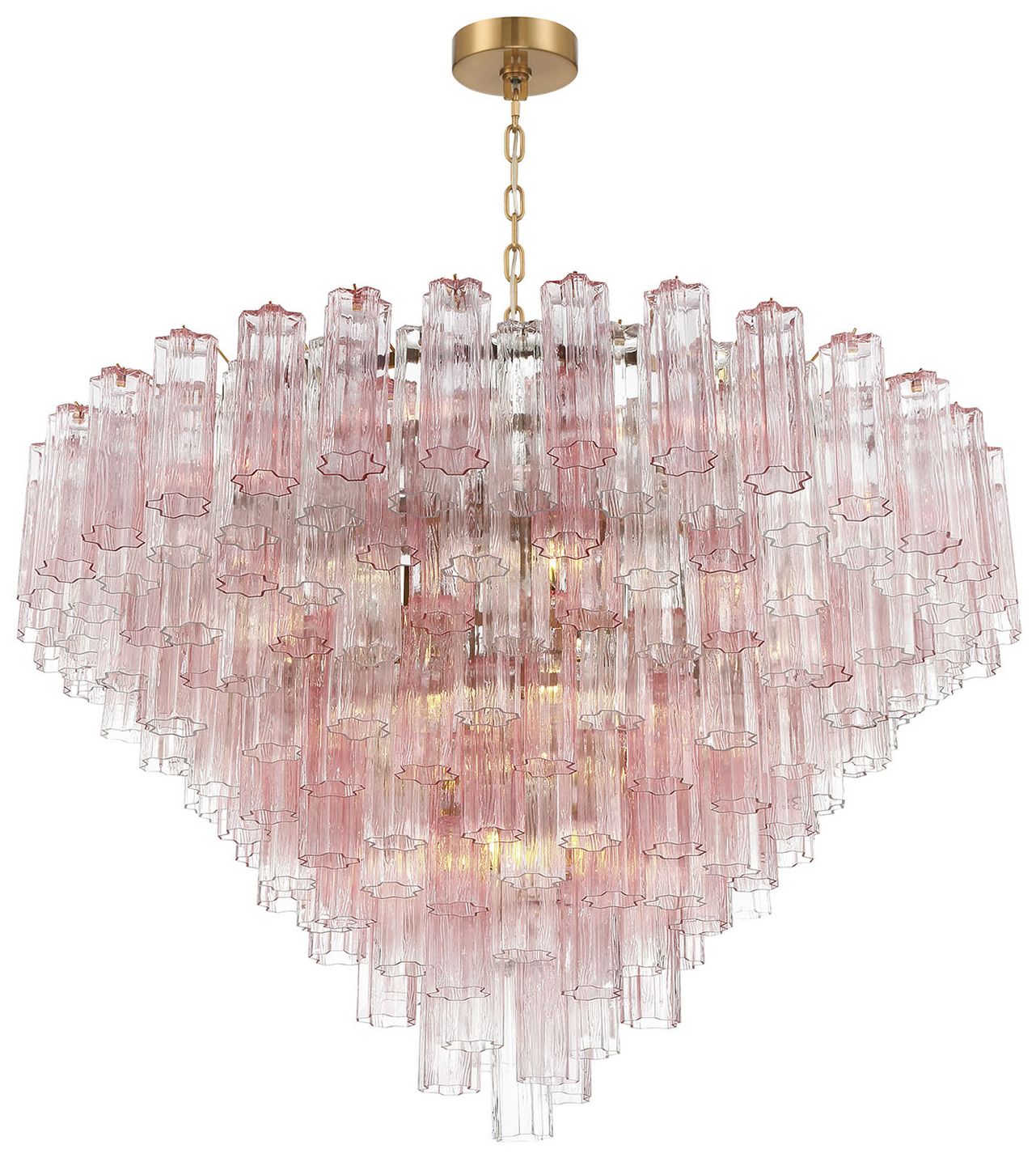 Image 5 Crystorama Addis 49'' Aged Brass Chandelier more views