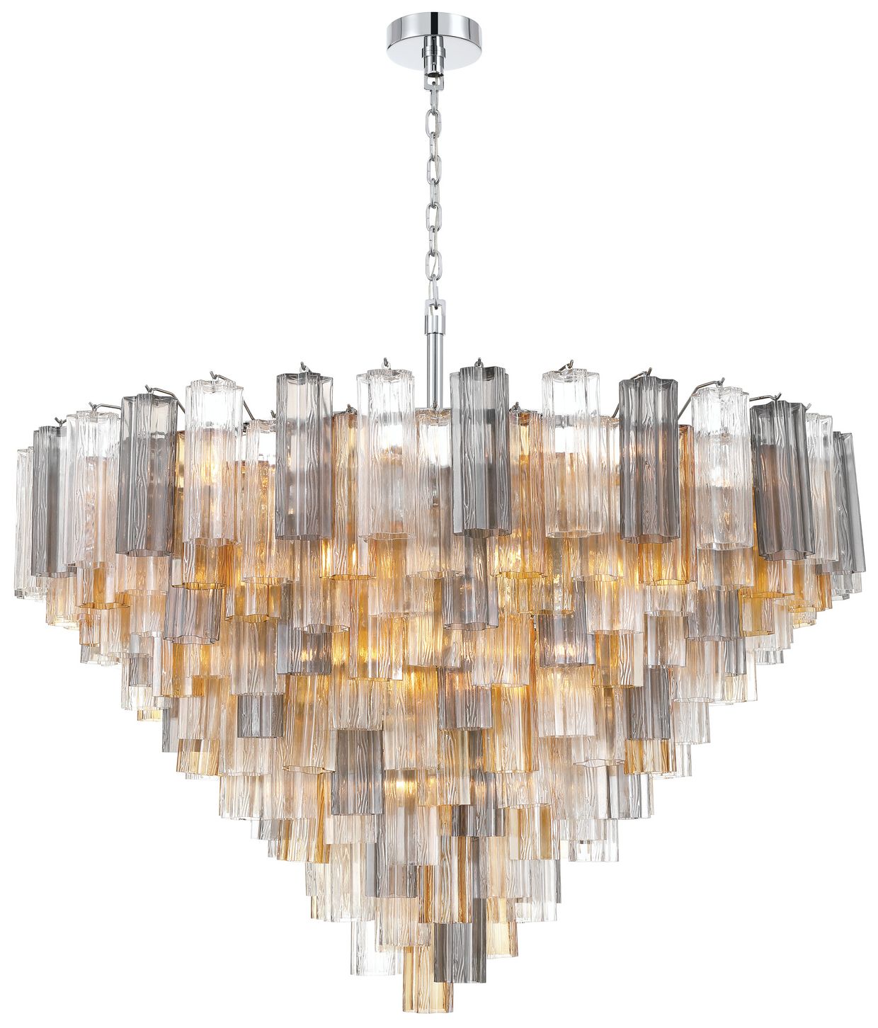 Crystorama Addis 49'' Polished Chrome Chandelier