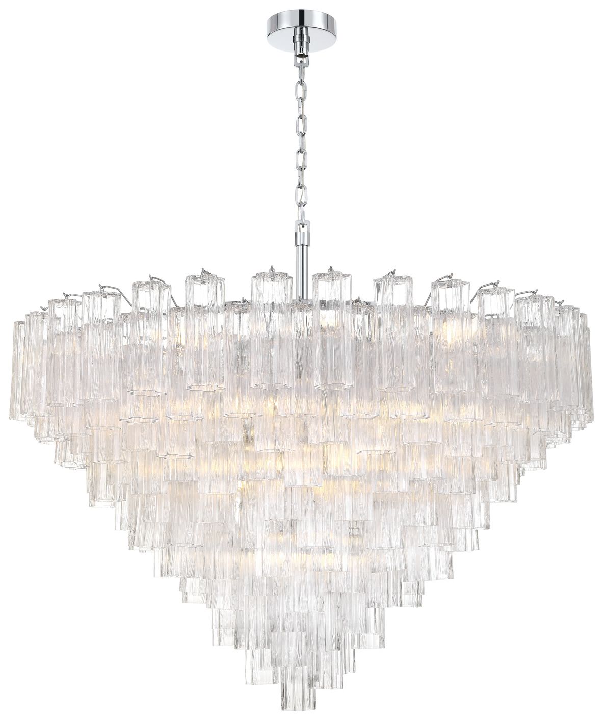 Crystorama Addis 49'' Polished Chrome Chandelier