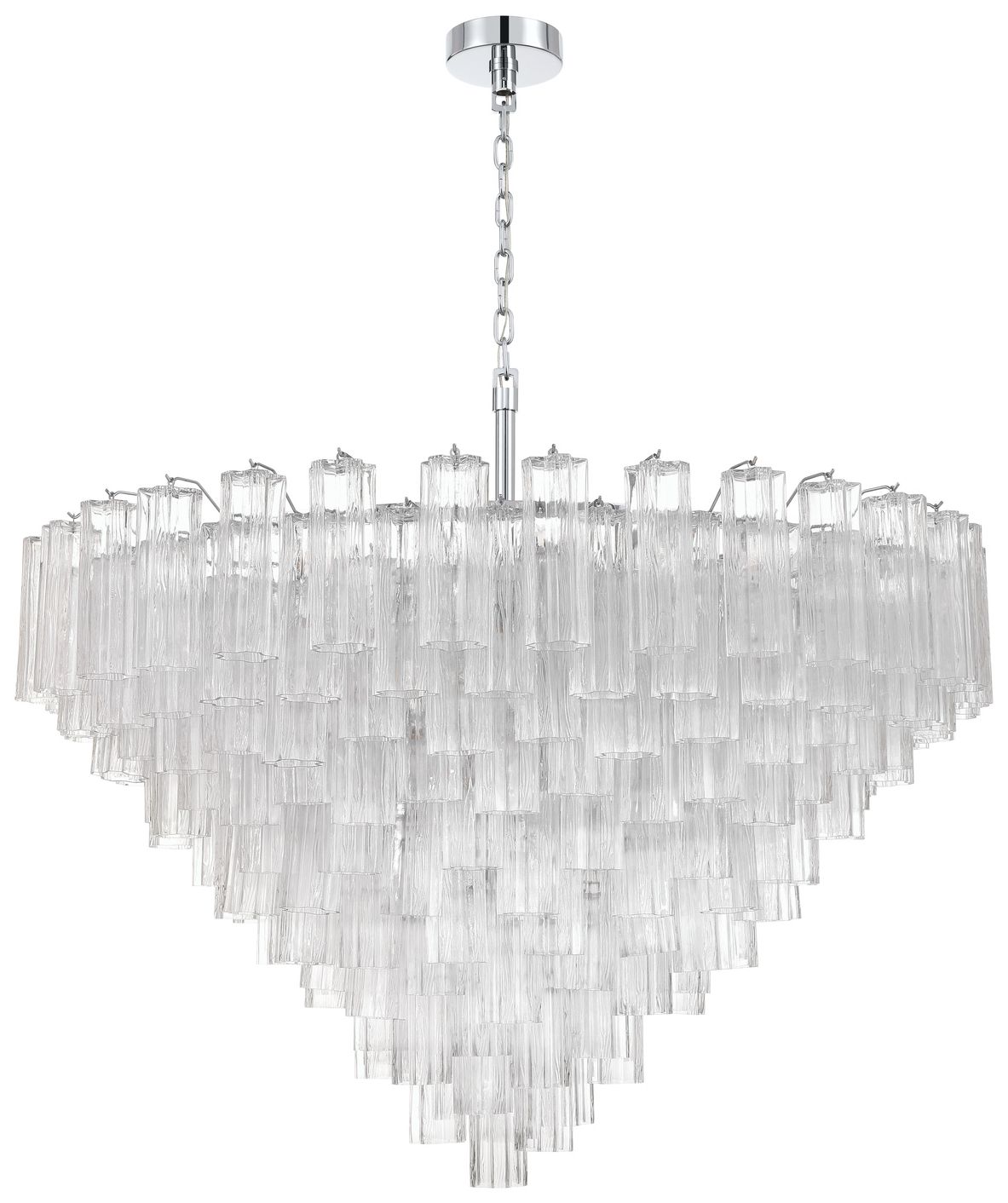 Image 2 Crystorama Addis 49'' Polished Chrome Chandelier more views
