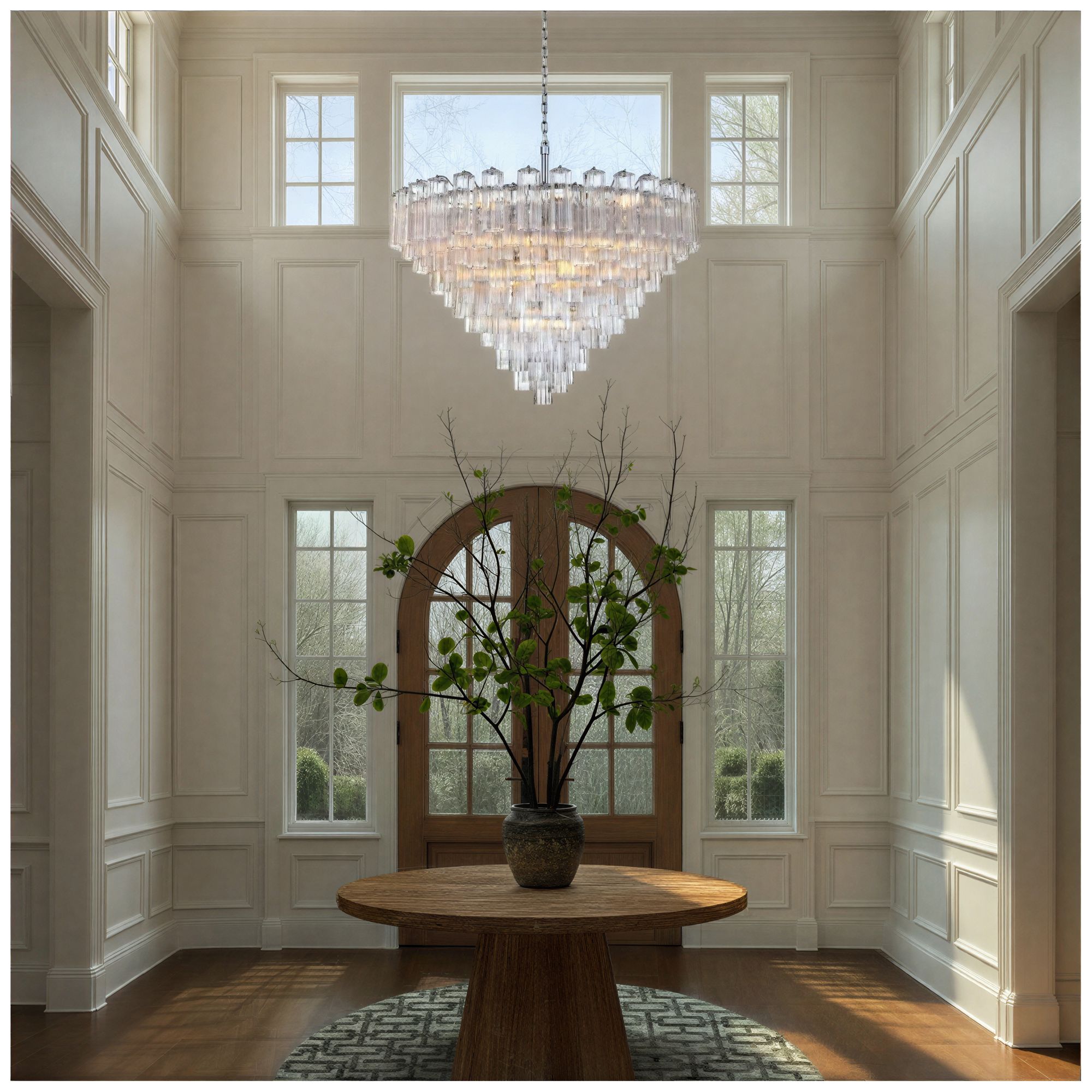 Image 6 Crystorama Addis 49'' Polished Chrome Chandelier more views