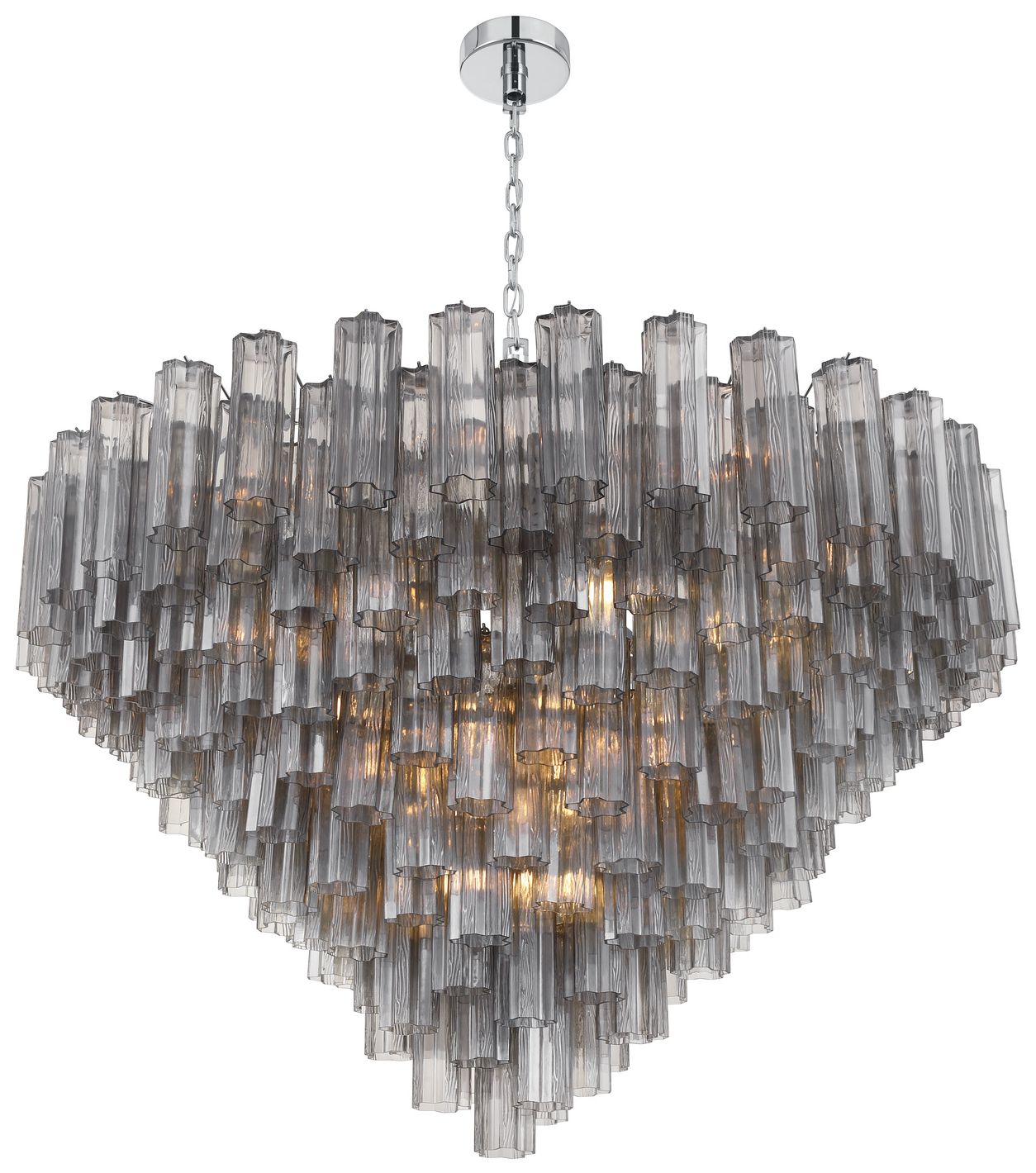 Image 3 Crystorama Addis 49'' Polished Chrome Chandelier more views
