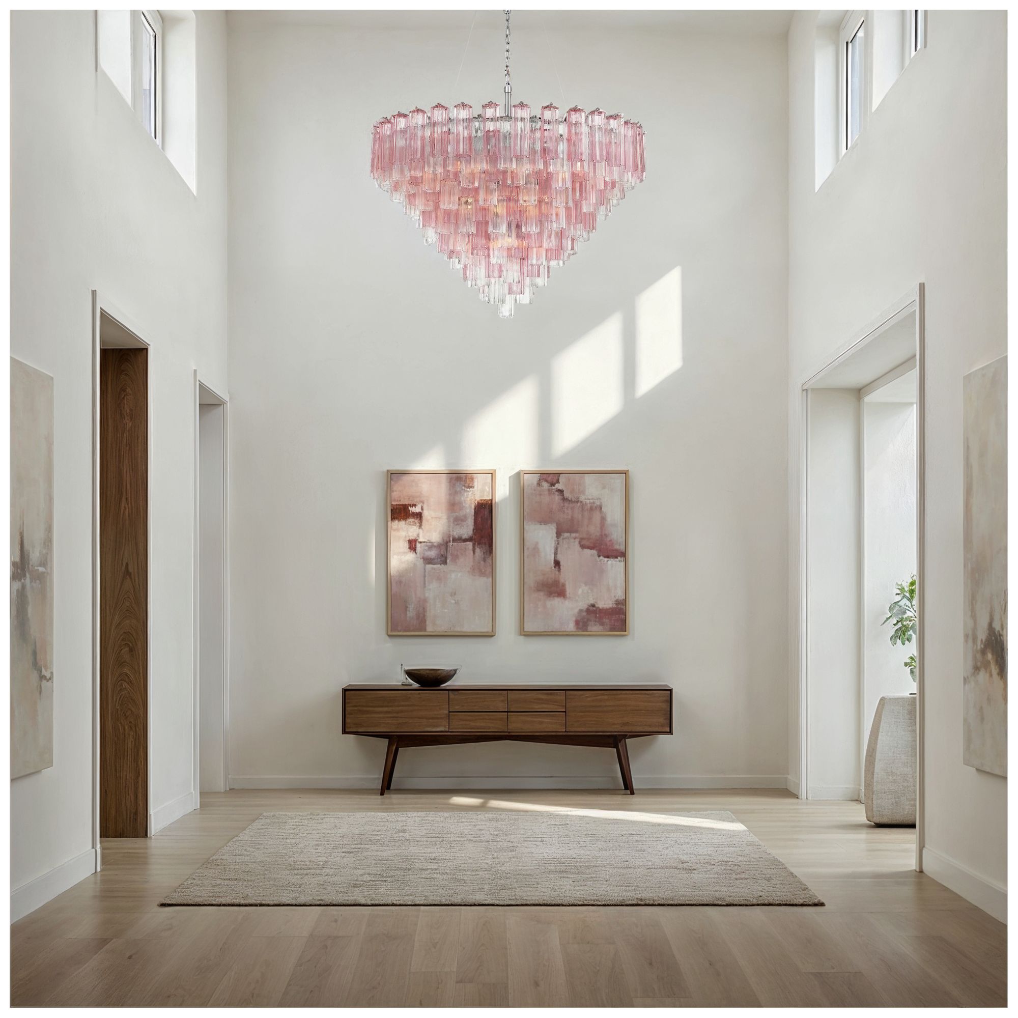 Image 6 Crystorama Addis 49'' Polished Chrome Chandelier more views