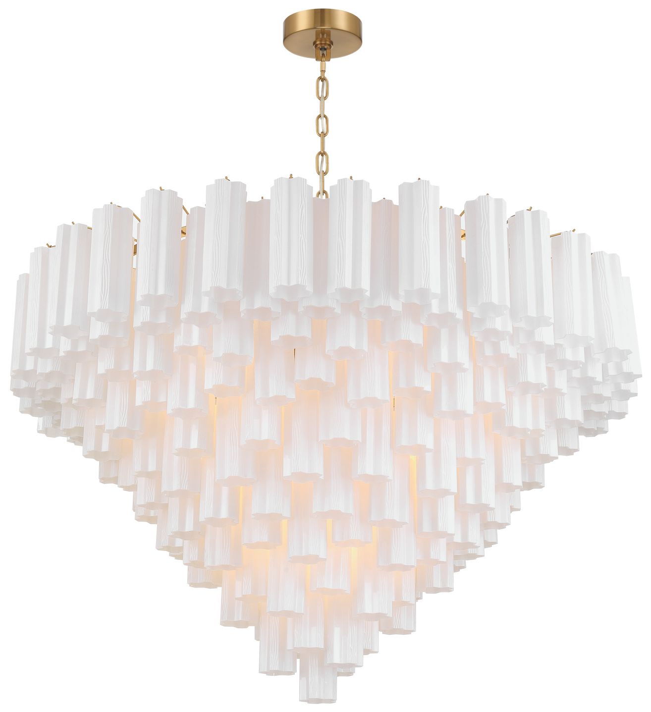 Image 3 Crystorama Addis 49in.  Aged Brass Chand more views